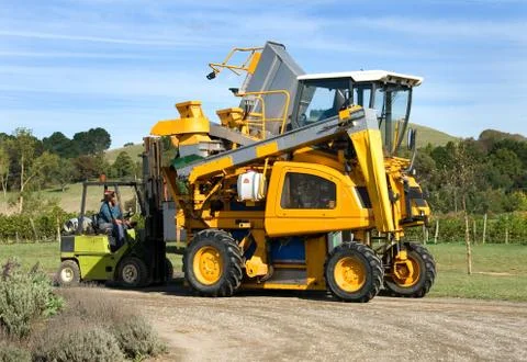 Vineyard Machinery Stock Photos