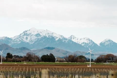 Vineyard Mountains Stock Photos