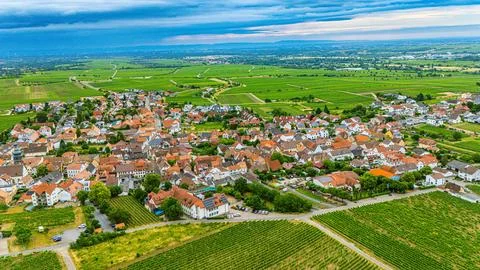 Vineyard Village Stock Photos