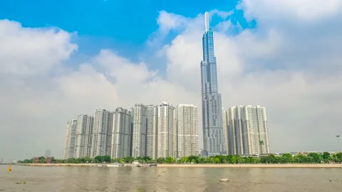 Vinhomes central park Stockbeeldmateriaal 139923024