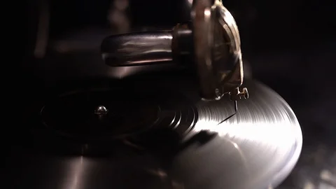 Vinil player gramofon 9 Vídeo Stock 125127657