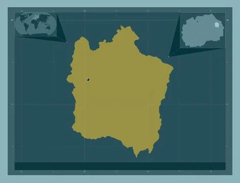 Vinitsa, Macedonia. Solid color shape イラスト素材