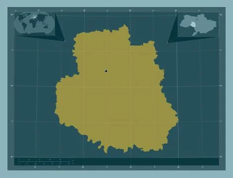 Vinnytsya, Ukraine. Solid color shape Stock Illustration