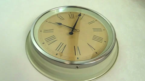 VINTADE CLOCK TIME LAPSE Stock Footage 28194336