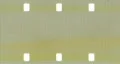 Vintage 16mm blank Film Leader with sprockets HD Footage