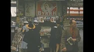 Vintage 16Mm Film, 1952, France, Paris, News Stand, Wonderful Variety Stock Footage