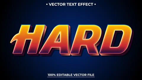 Vintage 80s text effect, editable retro future text style Illustrazione stock