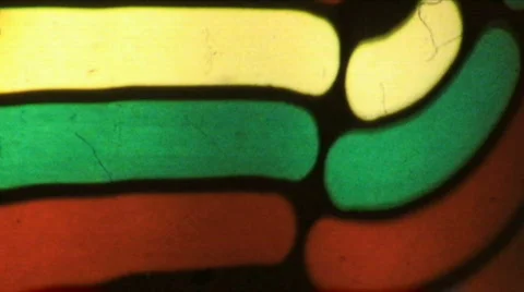 Vintage 8mm Film - Psychedelic Transition 21 Stock Footage