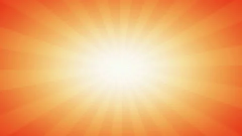 Vintage abstract background in Orange warm colors with Sunlight beams Stock Footage