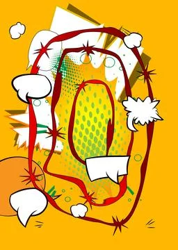 Vintage abstract cartoon backdrop, comic book background. Retro vector comi.. Stockillustratie