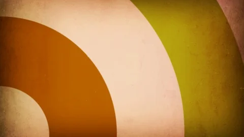 Vintage Abstract Circles Loop 库存影片 89614270