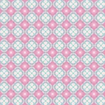 Vintage abstract seamless pattern background. Composed of colored geometric s Stock Illustration