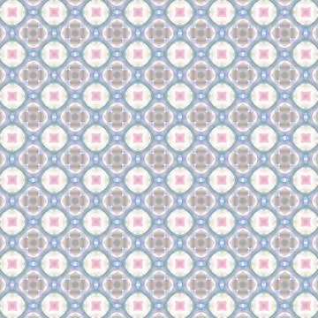 Vintage abstract seamless pattern background. Composed of colored geometric s Stock Illustration