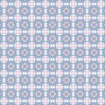 Vintage abstract seamless pattern background. Composed of colored geometric s Stock Illustration