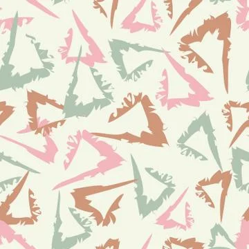 Vintage abstract seamless pattern with hand drawn scribbles elements 스톡 일러스트