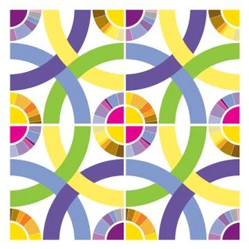 Vintage abstract seamless pattern Stock Illustration