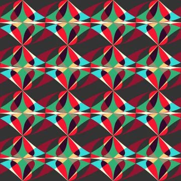 Vintage abstract seamless pattern Stock Illustration