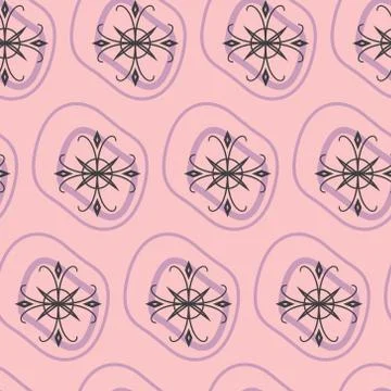 Vintage abstract seamless pattern Illustrazione stock