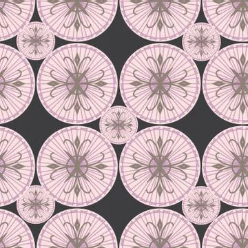 Vintage abstract seamless pattern Stock Illustration