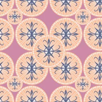 Vintage abstract seamless pattern Illustrazione stock