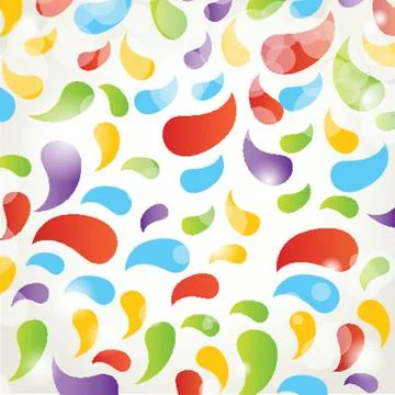 Vintage abstract splash vector background Stock Illustration