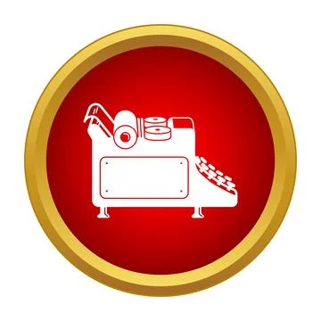 Vintage adding machine icon for accounting and finance Stockillustratie