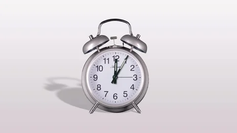 Vintage alarm clock Video stock 124269346