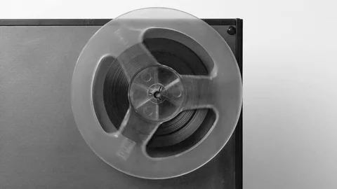 Vintage analog recorder Stock Footage 74151006