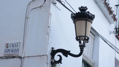 Vintage ancient lantern Stock Footage 238628735