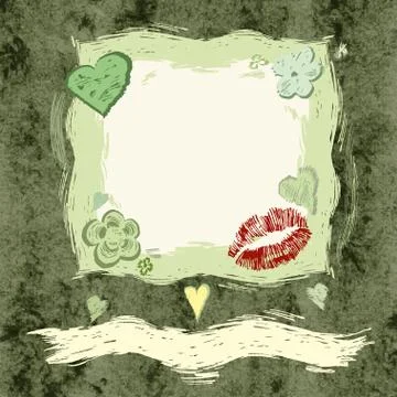 Vintage And Retro Design Elements. Useful design elements, old papers, labels in Illustrazione stock