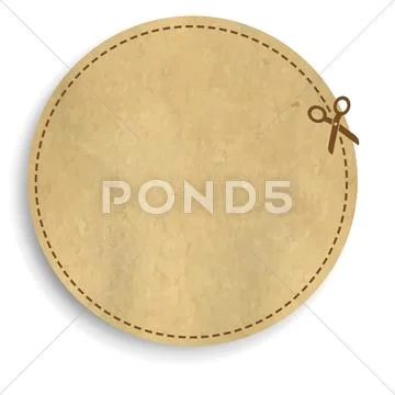 Vintage announcement ?oupon Stock Illustration