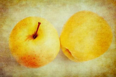 Vintage apples Stock Photos