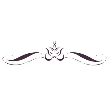 Vintage arabesque floral pattern Illustrazione stock