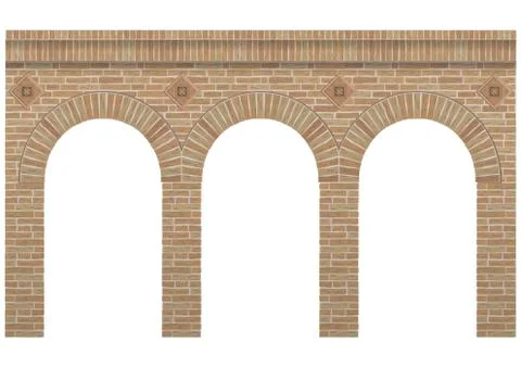 Vintage arcade brick Stock Illustration
