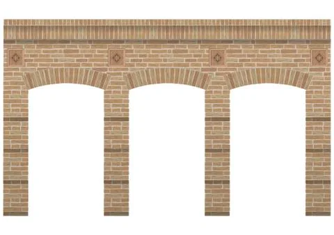 Vintage arcade brick Stock Illustration