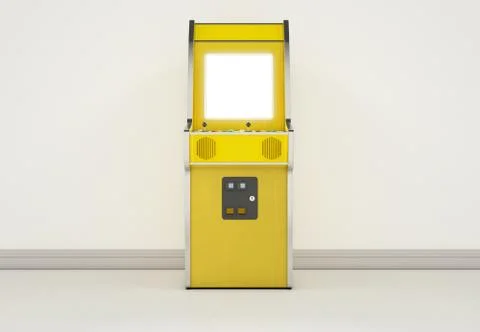 Vintage Arcade Machine Stock Photos
