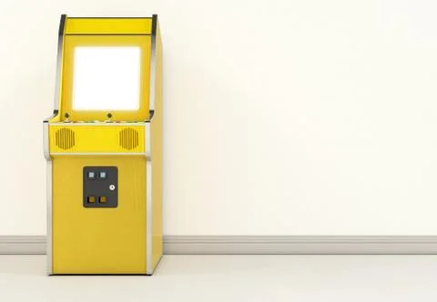 Vintage Arcade Machine Stock Photos
