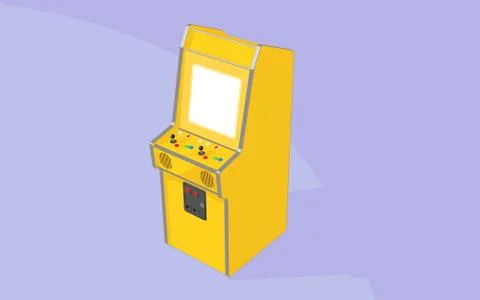Vintage Arcade Machine Stock Photos
