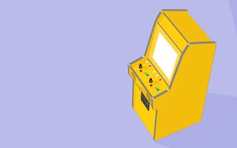 Vintage Arcade Machine Stock Photos