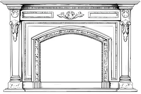 Vintage Architectural Frames: Baroque and Gothic Arch Designs in Detailed Vector Illustrazione stock