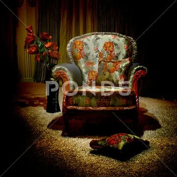 Vintage armchair Stock Photos