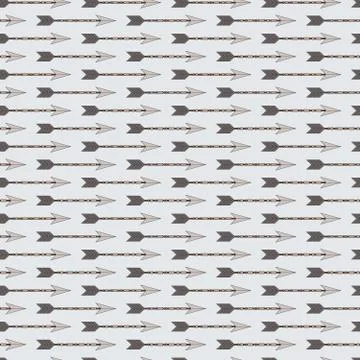 Vintage arrow pattern Illustrazione stock