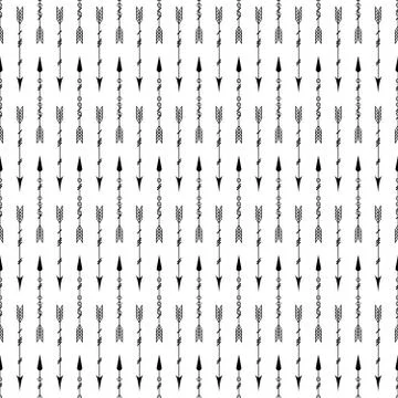 Vintage arrow pattern Stock Illustration