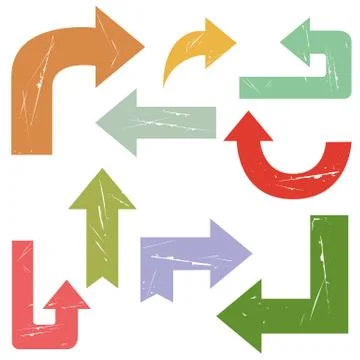 Vintage arrows Stock Illustration