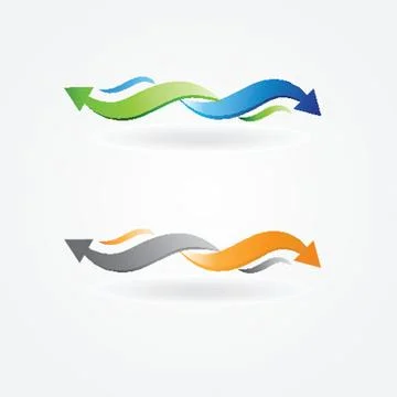 Vintage arrows. Vector set for your design. Stock Illustration
