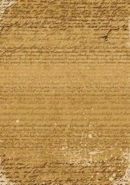 Vintage background of a4 format, based on ancient manuscripts Illustrazione stock