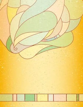 Vintage background with abstraction. Stock Illustration