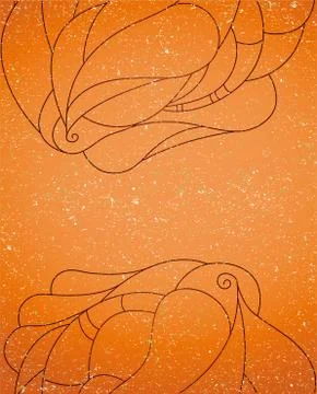Vintage background with abstraction. Illustrazione stock