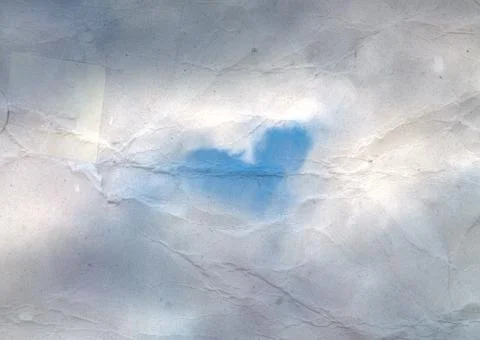 Vintage background with clouds heart Stock Illustration