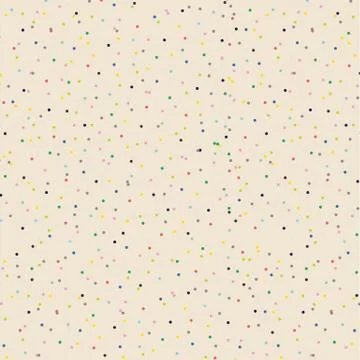 Vintage background image of random colorful dots. Stock Illustration